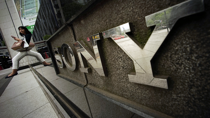 Sony Corp. logo in Tokyo, April 30, 2015.