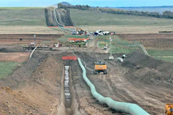 Construction on the Dakota Access pipeline, Oct. 2016.