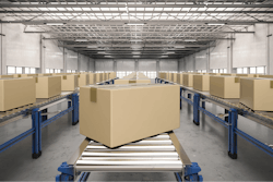 Boxes On Conveyor Belt