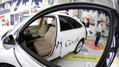 A Google driverless car in development.