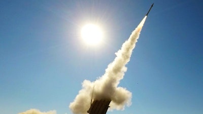 The Iron Dome Weapon System consists of the Tamir interceptor and launcher.