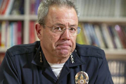 Los Angeles Police Chief Michel Moore during an interview in Los Angeles, July 10, 2019.