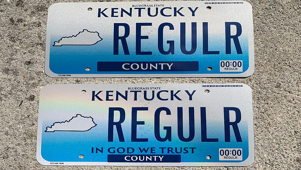 New License Plate Makes Debut in Ky. Industrial 