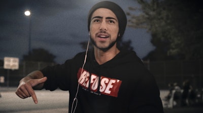 Computer-generated image, taken from video created through artificial intelligence, shows a depiction of Joaquin Oliver, a teenager killed in the Parkland school massacre.