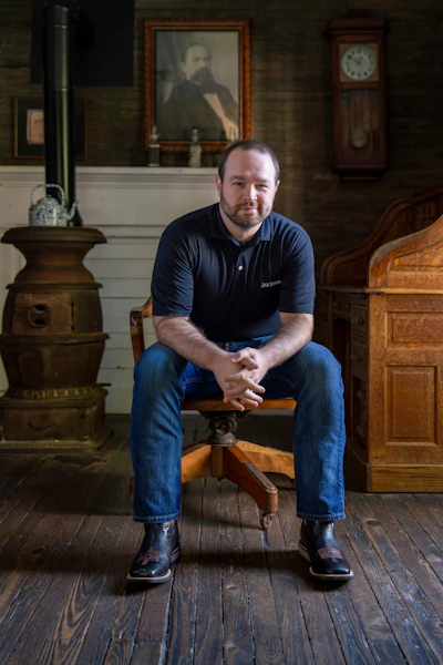 This photo provided by Brown-Forman Corporation/Lack Daniel Distillery shows Chris Fletcher, the new master distiller at Jack Daniel's.