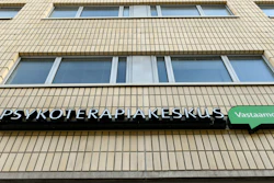 A view of the offices of Vastaamo psychotherapy center, Pasila, Helsinki, Oct. 24, 2020.