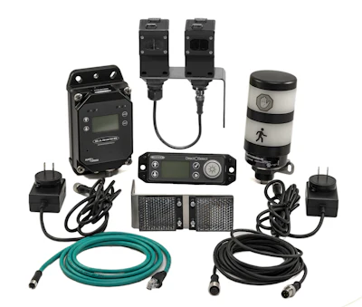 Banner’s kit has everything needed to get an occupancy monitoring solution up and running quickly. The kit comes with a DXM Series wireless controller, wireless Q45 directional detection sensor pair, Direct Select wireless operator interface, high-visibility indicator light, power supplies, and mounting brackets.