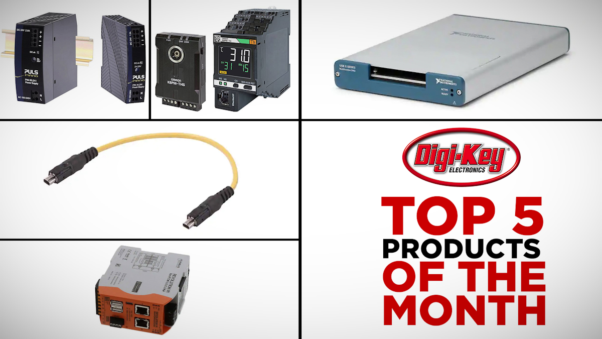 Digi-Key's Top 5 Products of the Month: October 2020 | Industrial ...
