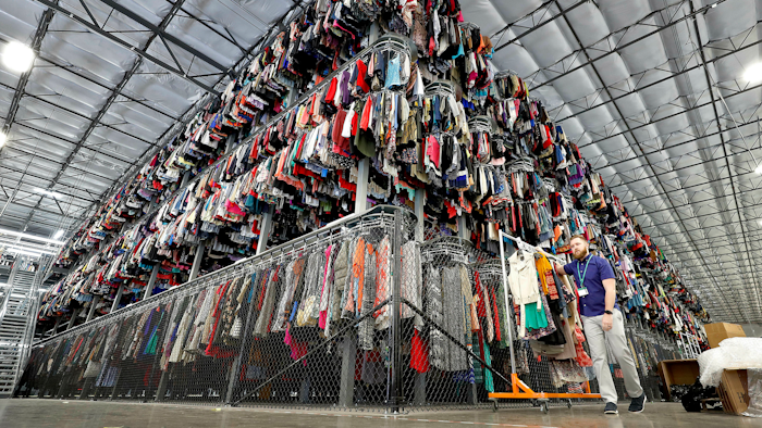 A ThredUp sorting facility in Phoenix.