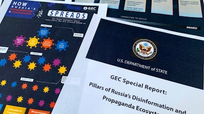 Russia is using a well-developed online operation to spread disinformation, according to the U.S. State Department.