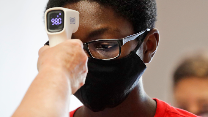 Infrared sensors make it possible to measure a person’s body temperature without touching the person’s body.