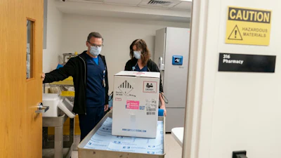 By supplying vaccines when needed, fulfillment centers could help deal with spikes and slumps in demand.