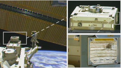 Researchers at the Army's Institute for Soldier Nanotechnologies at the Massachusetts Institute of Technology develop an acoustic fabric being tested on the International Space Station could be used to develop space dust telescopes and allow astronauts to feel through their pressurized suits.