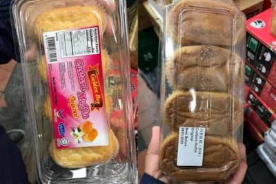 Label Golden Boy Custard Muffin Original