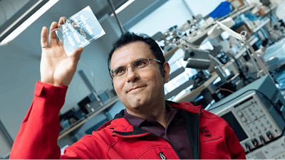 UBCO researcher Mohammad Zarifi has made significant improvements to the real-time sensors that monitor frost and ice build-up on airplanes and turbines.