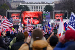 Trump supporters participate in a rally in Washington, Jan. 6, 2021.