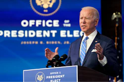 President-elect Joe Biden speaks about the COVID-19 pandemic during an event at The Queen theater, Thursday, Jan. 14, 2021, in Wilmington, Del.