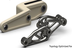 Solutions like topology optimization are driving the adoption of additive manufacturing as the geometries produced are difficult to manufacture using traditional production methods.