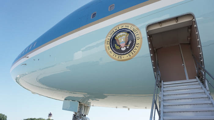 Nose of Air Force One.