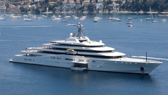 Yachts, such as Roman Abramovich’s “Eclipse,” make up the biggest share of emissions for billionaires who own one.
