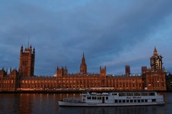 The Palace of Westminster, London, Jan. 18, 2021.