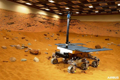 The ESA ExoMars rover vehicle is Europe’s first rover to another planet.