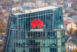 A Huawei corporate building in Vilnius, Lithuania.