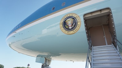 Nose of Air Force One.