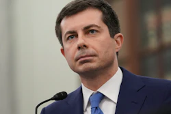 In this file photo, Transportation Secretary nominee Pete Buttigieg speaks during a Senate Commerce, Science and Transportation Committee confirmation hearing on Capitol Hill in Washington.