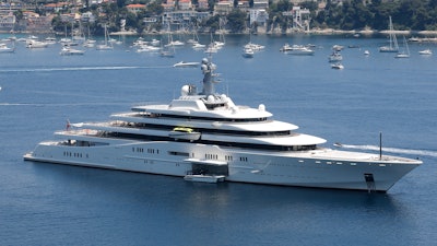 Yachts, such as Roman Abramovich’s “Eclipse,” make up the biggest share of emissions for billionaires who own one.