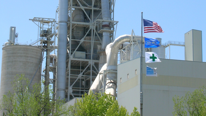 A plant flies the Energy Star certification flag.