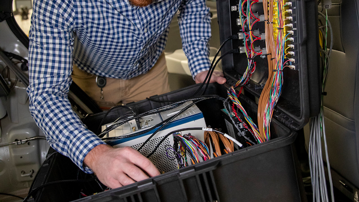 Southwest Research Institute engineers use hardware in the loop controllers, mobile data acquisition systems and other instrumentation to collect battery performance information from lithium ion batteries and electric vehicles.