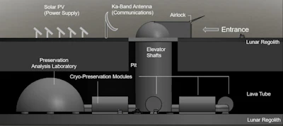 Side view of the proposed ark design.