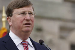 Mississippi Gov. Tate Reeves during his State of the State speech in Jackson, Jan. 26, 2021.