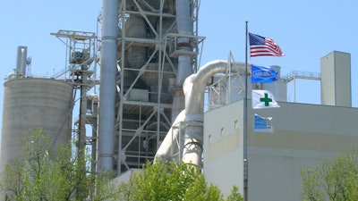 A plant flies the Energy Star certification flag.