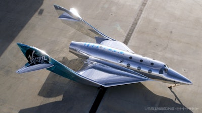Virgin Galactic unveiled the VSS Imagine on Tuesday, March 30, 2020.