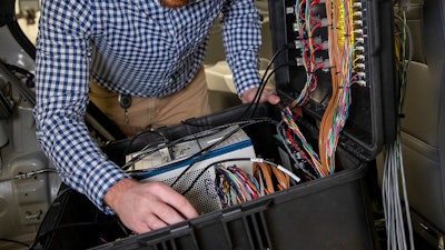 Southwest Research Institute engineers use hardware in the loop controllers, mobile data acquisition systems and other instrumentation to collect battery performance information from lithium ion batteries and electric vehicles.
