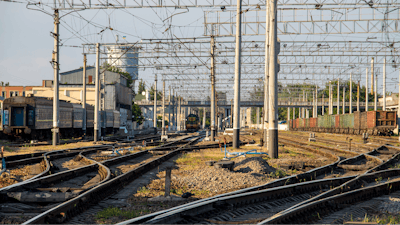 View On A Railroad Tracks 700587158 4072x2715