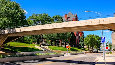 Pedestrian bridge over Park Street, Madison, Wis.