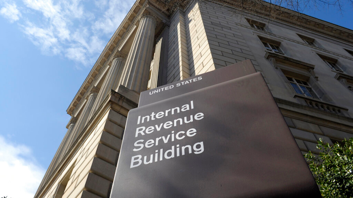 Exterior of the Internal Revenue Service (IRS) building in Washington, March 22, 2013.