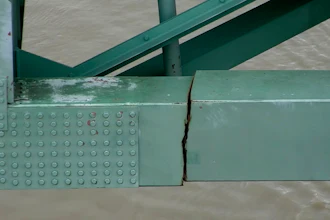 In this undated image released by the Tennessee Department of Transportation shows a crack is in a steel beam on the Interstate 40 bridge, near Memphis, Tenn. The Tennessee Department of Transportation says the crack is in a 900-foot steel beam that provides stability for the Interstate 40 bridge that connects Arkansas and Tennessee over the Mississippi River. The bridge was closed Tuesday, May 11, 2021 after inspectors found the crack.
