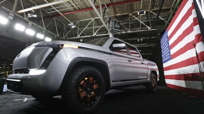 Electric Endurance pickup truck at Lordstown Motors Corp., Lordstown, Ohio, June 25, 2020.