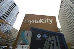 Sign of a street map for the Crystal City neighborhood of Arlington, Va., Nov. 13, 2018.