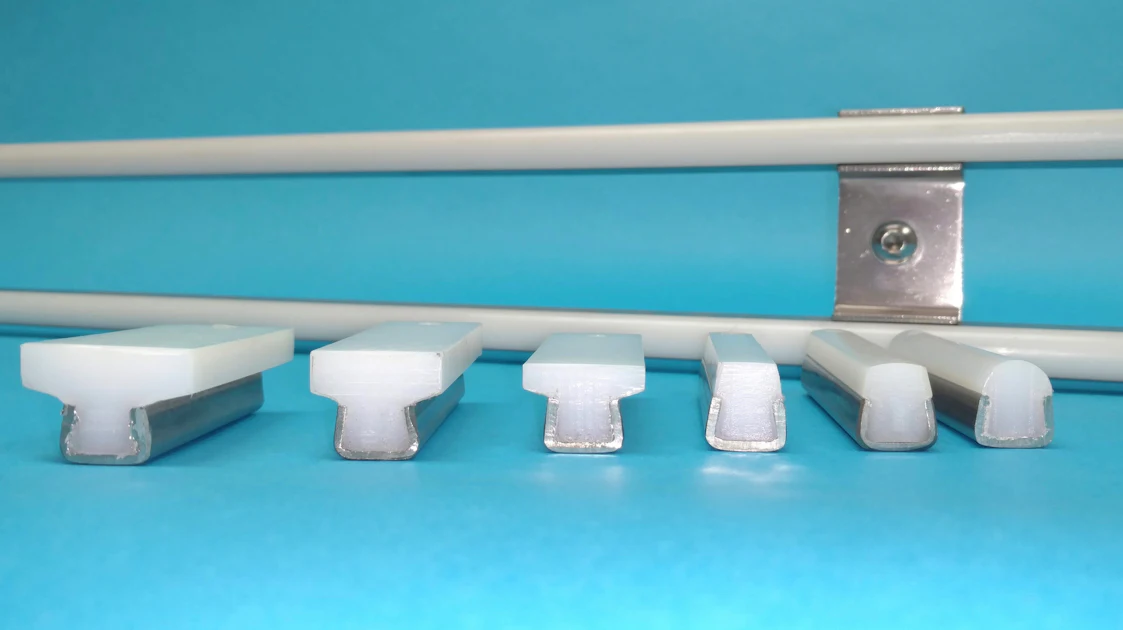 Guide Rails For Influent Guide Rails in Standard and Custom Formations From: Slideways ...