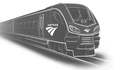 This image provided by Siemens shows a rendering of one of the new Amtrak trains to be built in the U.S. by Siemens Mobility. Amtrak announced plans, Wednesday, July 7, 2021, to spend $7.3 billion to replace 83 passenger trains, some of which are nearly a half-century old.