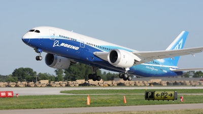 Boeing had been producing five 787s per month.