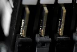 This Feb 23, 2019, file photo shows the inside of a computer in Jersey City, N.J. Cybersecurity teams worked feverishly Sunday, July 4, 2021, to stem the impact of the single biggest global ransomware attack on record.