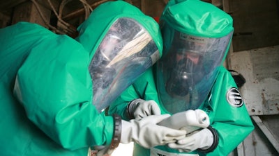 A global treaty bans research or stockpiling of biological weapons — but allows bioweapon defense planning.