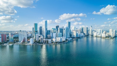 Much of Miami is built right up to the water’s edge. On average, it’s 6 feet above sea level.