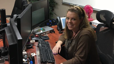 Jolie Harding works as an electronic data interchange (EDI) programmer at Industries of the Blind in Greensboro, NC, where she manages software for the agency’s warehouse and distribution center. Industries of the Blind is a nonprofit organization associated with National Industries for the Blind.